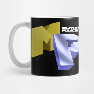 Military police army , retro 80s style Mug